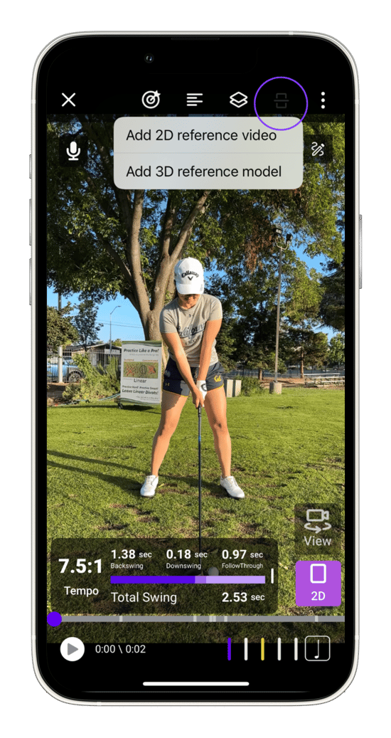 Can I compare two swings on Sportsbox?