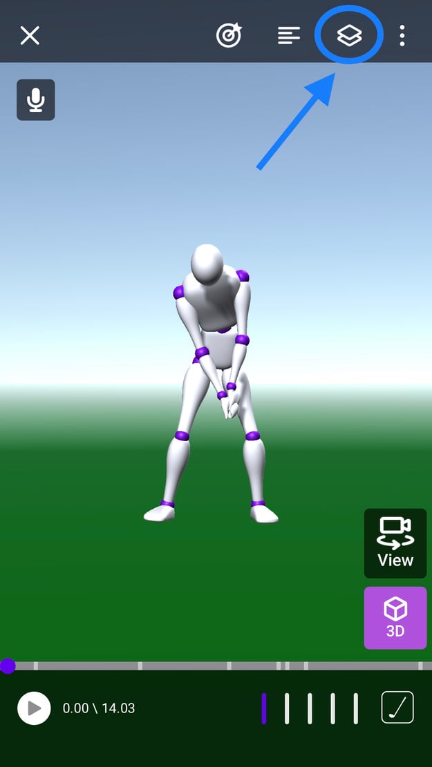What is a Tracker in the Sportsbox 3DGolf app?